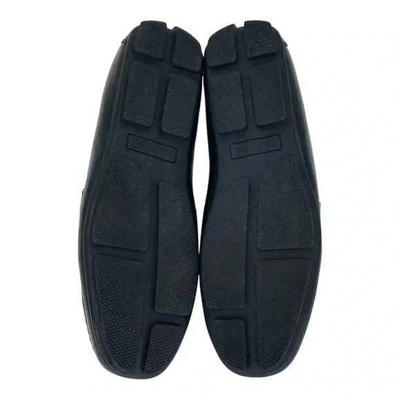 Alfani Egan Black Faux Leather Mens Bit Loafers Size 8M - Picture 9 of 10